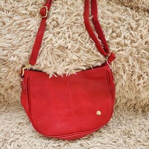 Modern Chic Elegant Red Shoulder Crossbody Bag